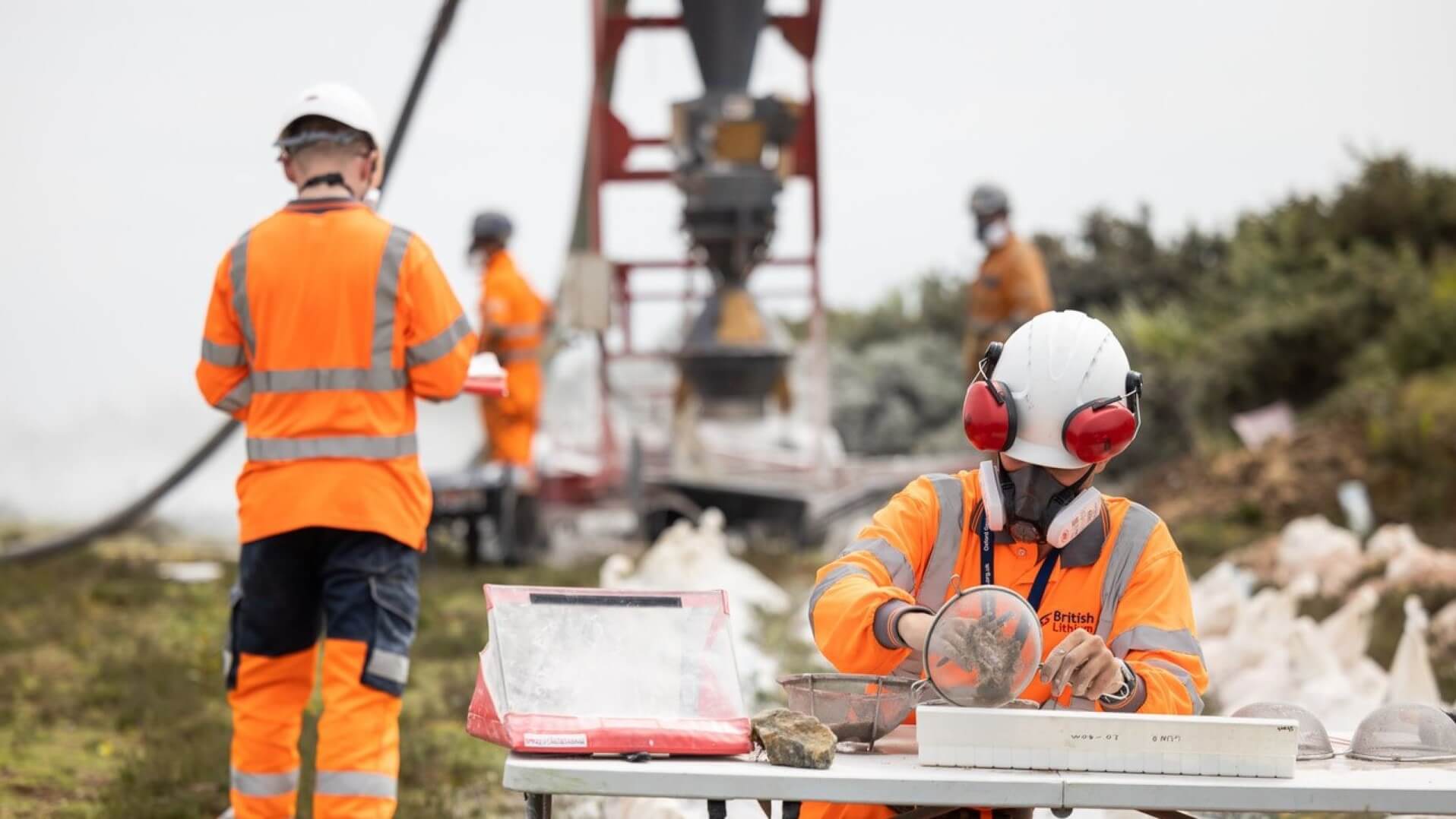 geologists on site