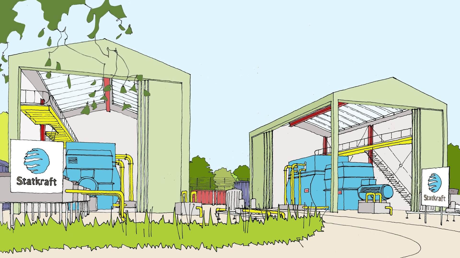 Artist’s impression of the Lister Drive Greener Grid project in Liverpool