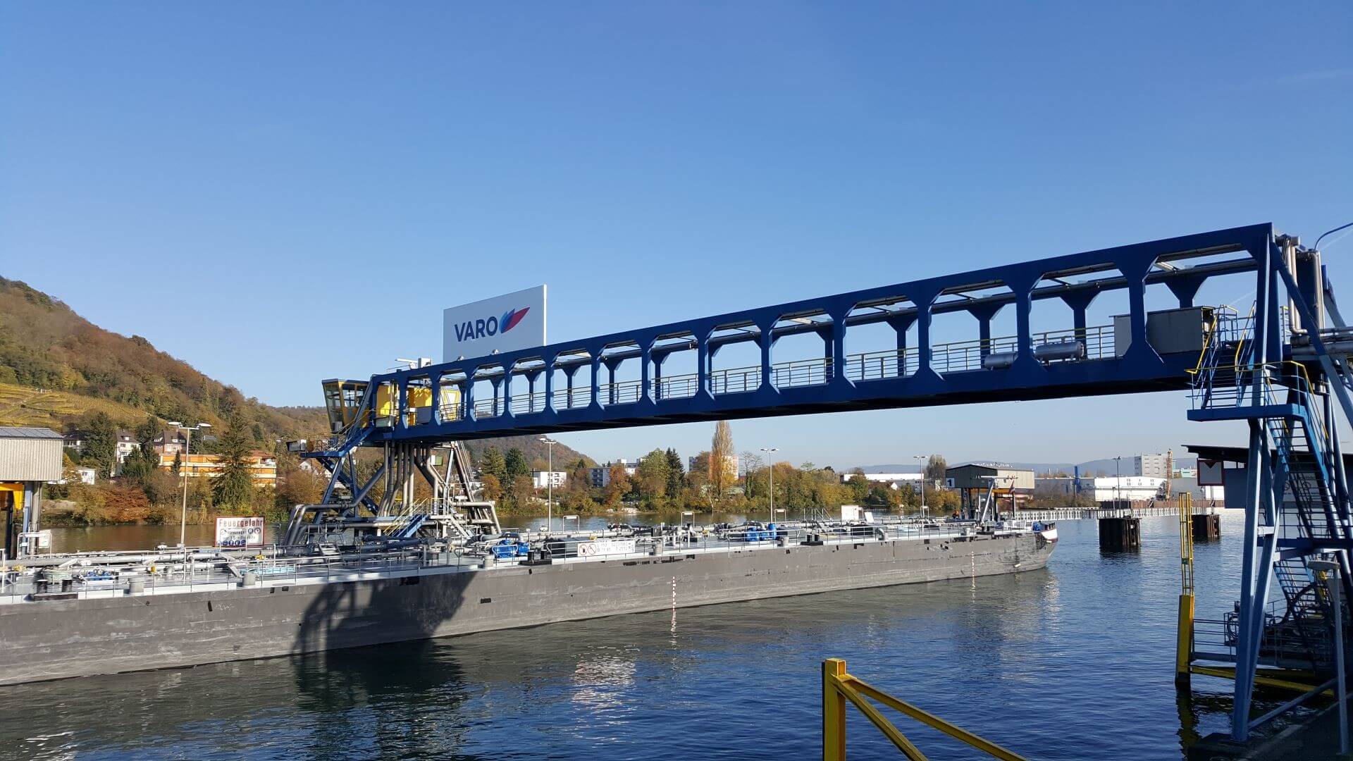 harbour entrance showing water and small bridge